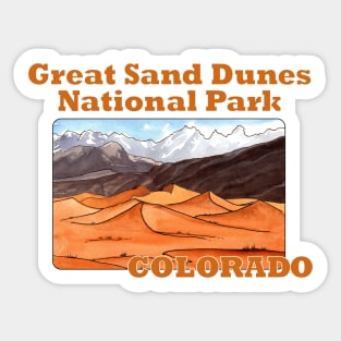 Great Sand Dunes National Park, Colorado Sticker